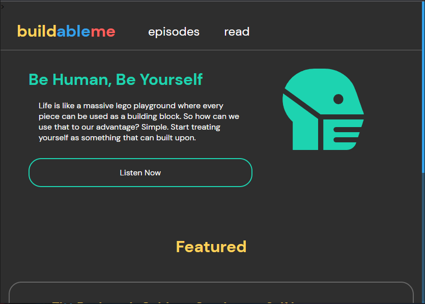 buildableme | Podcast & Blog